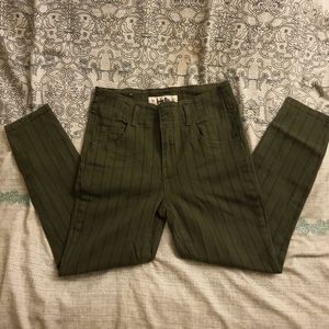 High waisted skinny jeans